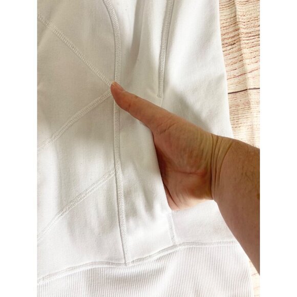 Indygena Women's White Hooded Full Zip Casual Sweater - Small - Picture 10 of 12